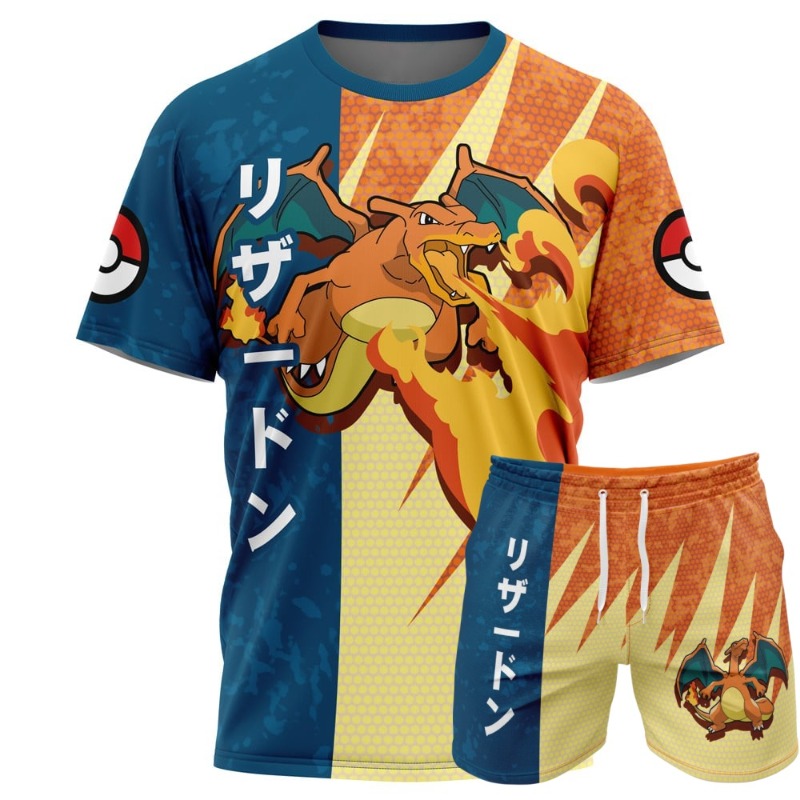 Women'S Fashion For Summer 2026 - Setelan Kaos Lengan Pendek Seri Anime