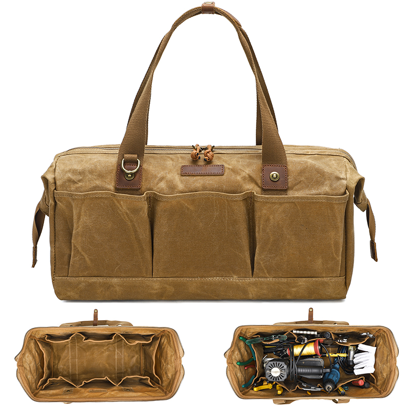 Canvas Tote Bag - Tas Alat Kanvas Lilin Tugas Berat