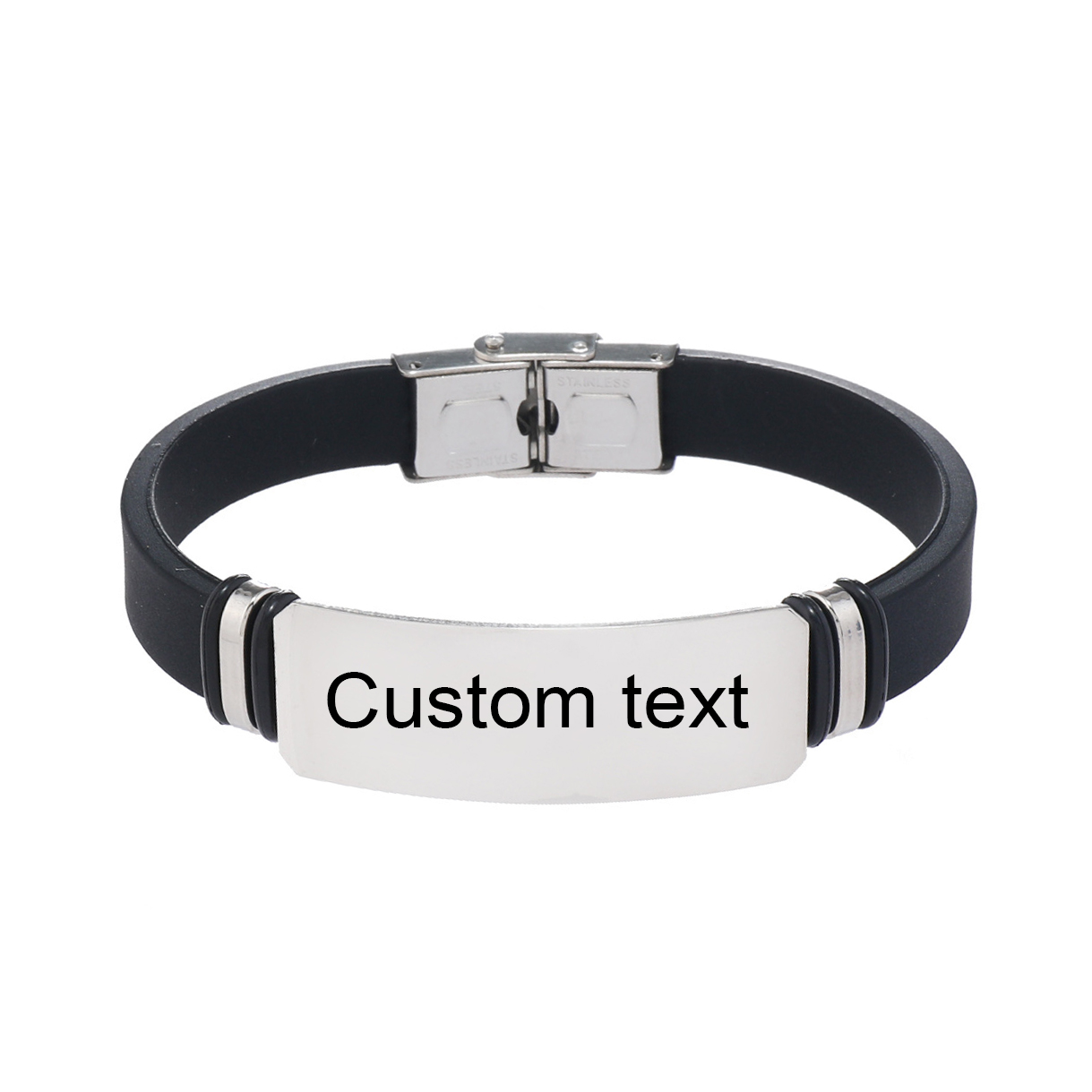 Women Fashion Brand Logo - Gelang Silikon Logo Kustom Fashion Punk