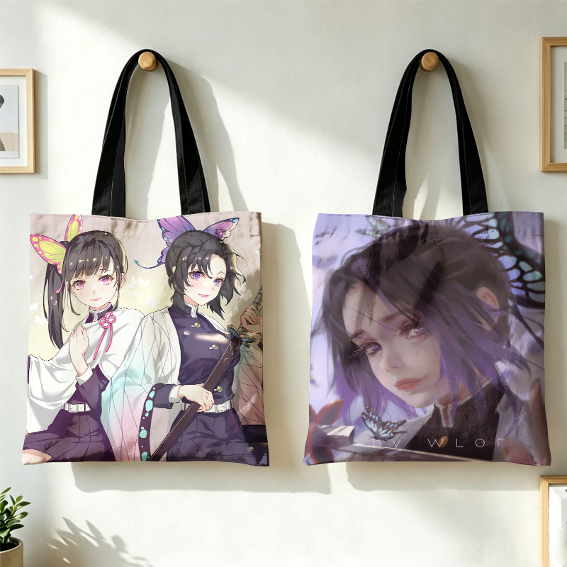 Canvas Tote Bag - Tas Tangan Wanita Demon Slayer Kamado
