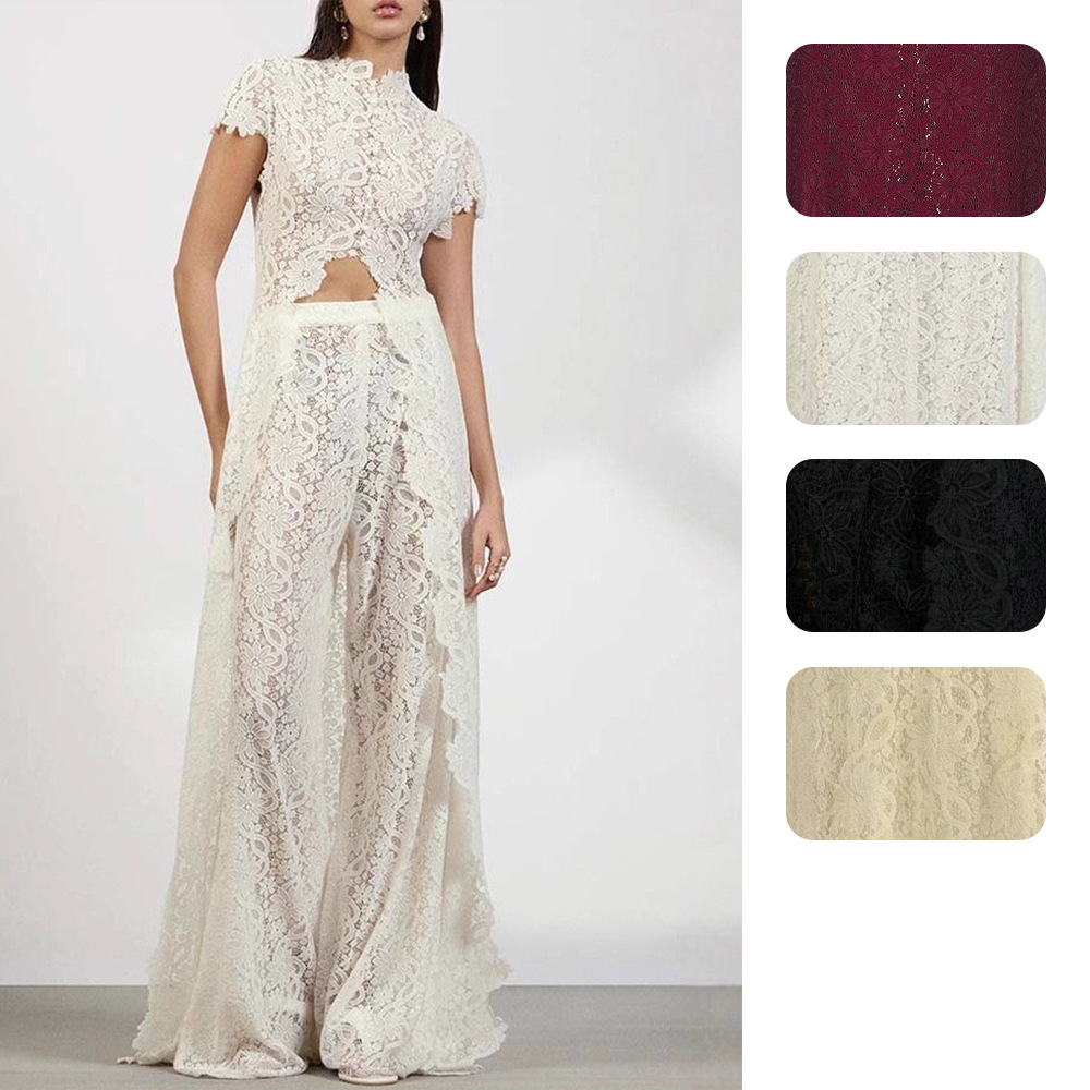 Wide Leg Palazzo Pants - Setelan Celana Wanita 2 Potong Berbahan