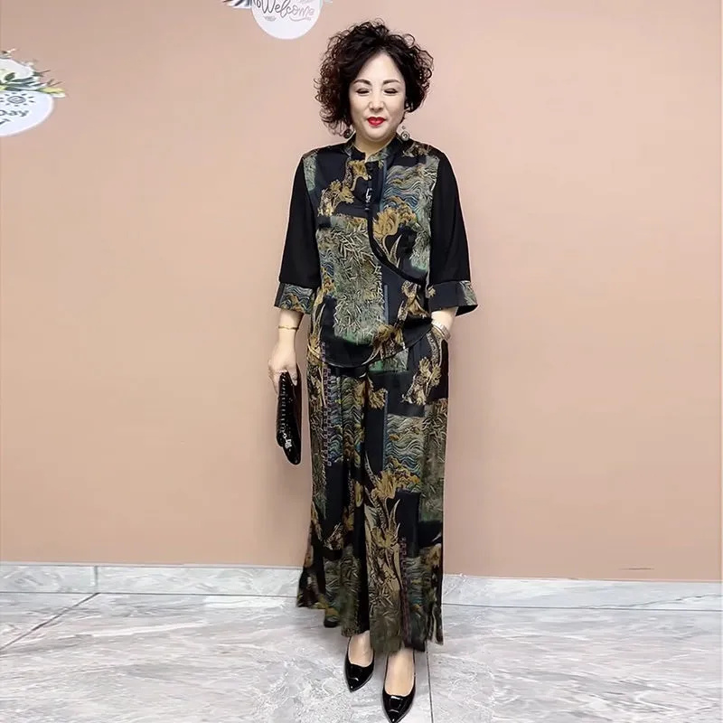 Wide Leg Palazzo Pants - Set celana kaki lebar wanita, setelan