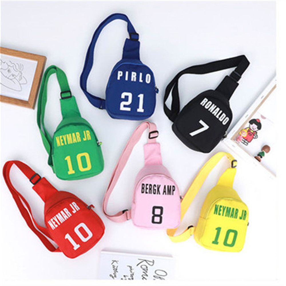 Canvas Tote Bag - Tas selempang olahraga anak-anak, 1 buah