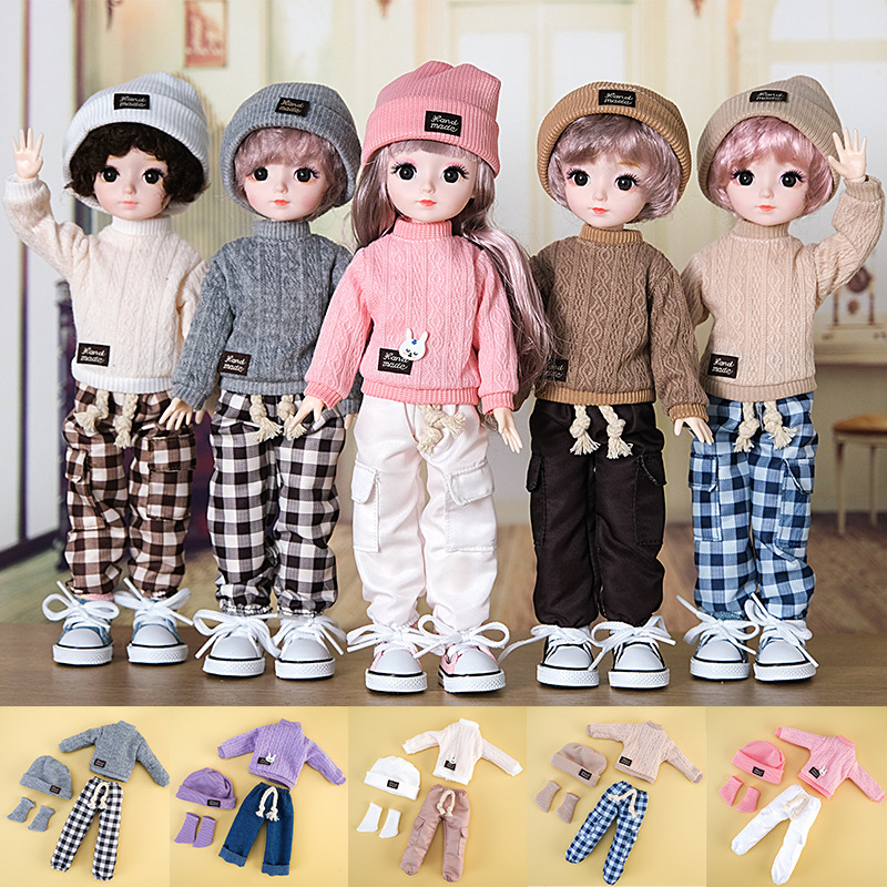 Women'S Fashion Kilt - 1/6 BJD 30CM Boneka Anime Pakaian