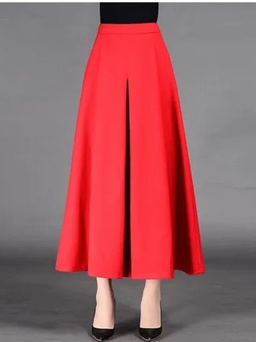 Women'S Fashion Kilt - Celana Panjang Model Wide Leg untuk
