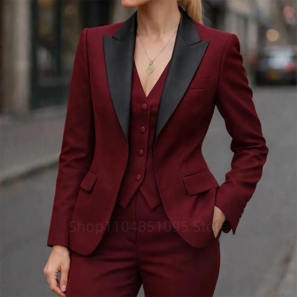 Women Fashion Vest - Setelan Blazer Wanita Berkualitas Tinggi 3