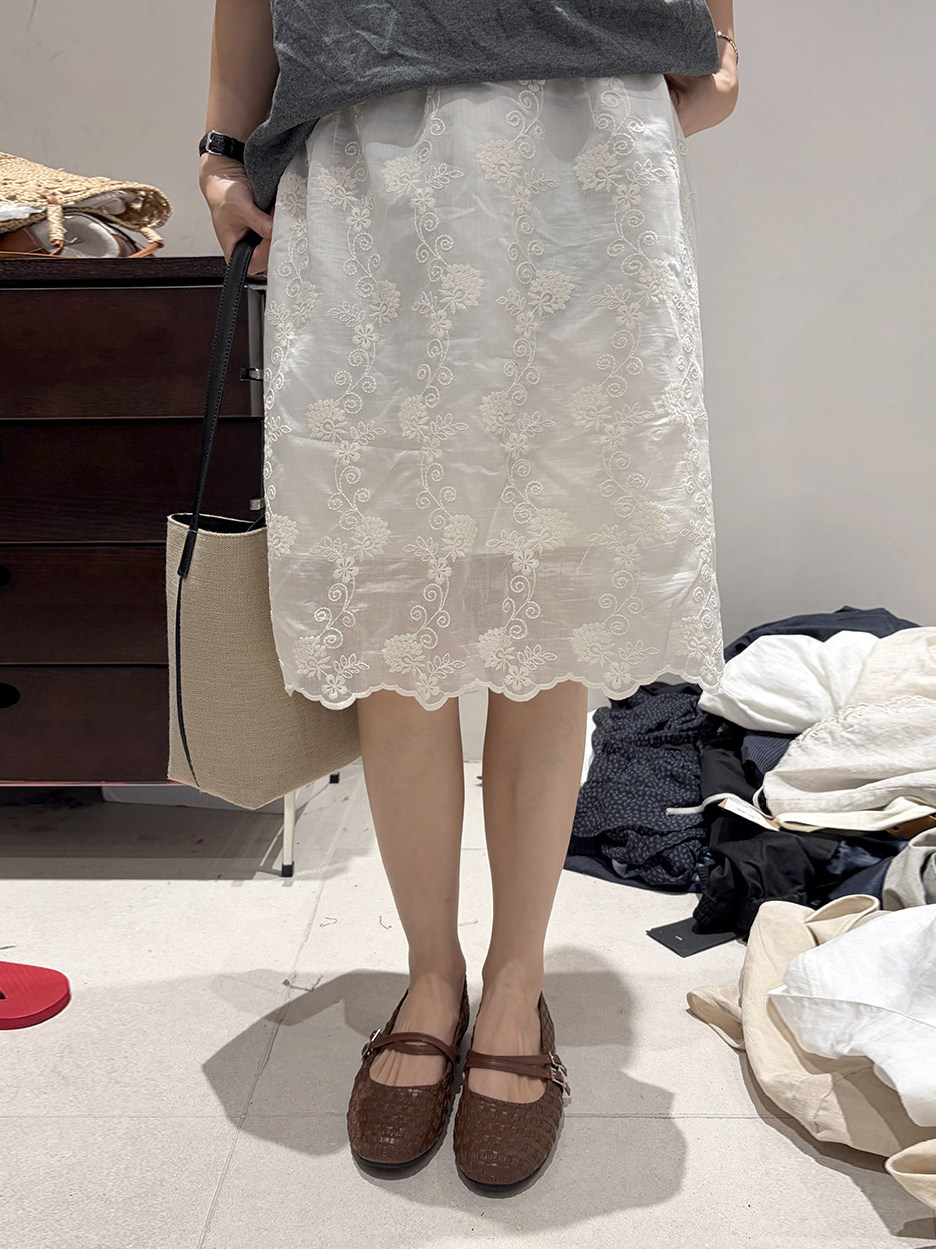 Rok Kasual Bordir Gaya Korea U - Women'S Fashion Kilt ulasan dan harga