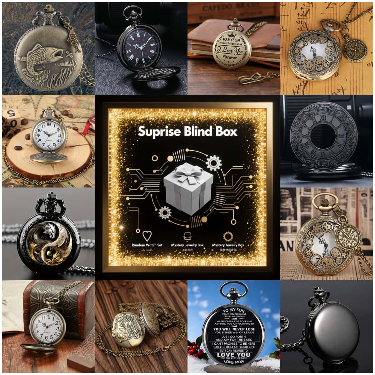 1PC Kotak Misteri Jam Tangan K - Fashion Women Watch ulasan dan harga
