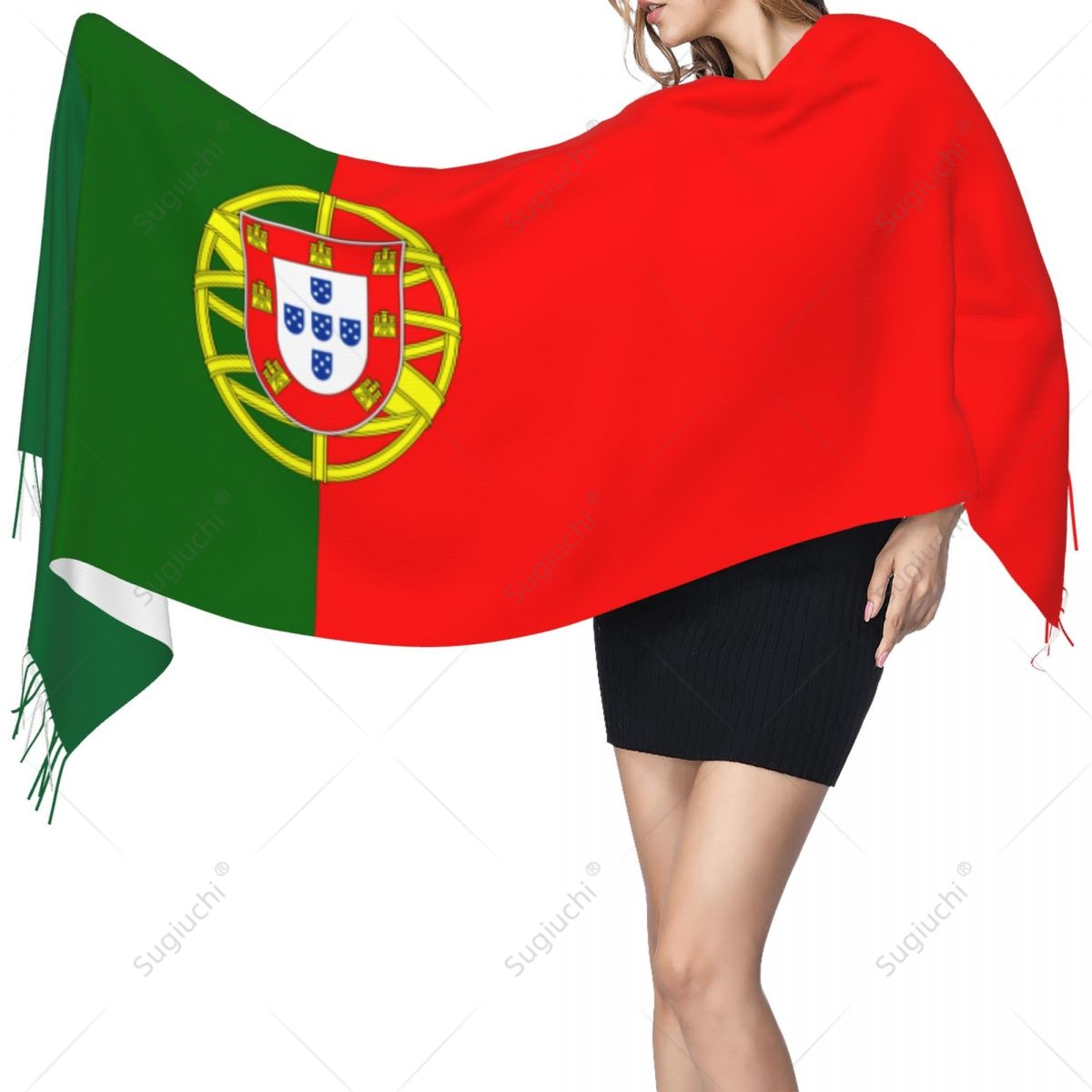 Syal Bendera Portugal Pashmina - Women'S Fashion Portugal ulasan dan harga