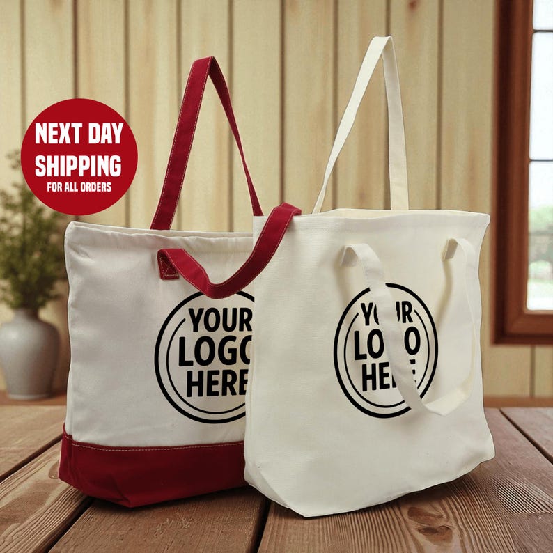 Tas Tote Logo Kustom Tas Kanva - Women Fashion Brand Logo ulasan dan harga
