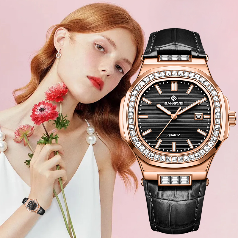 LIGE Bangwei Jam Tangan Wanita - Fashion Women Watch ulasan dan harga