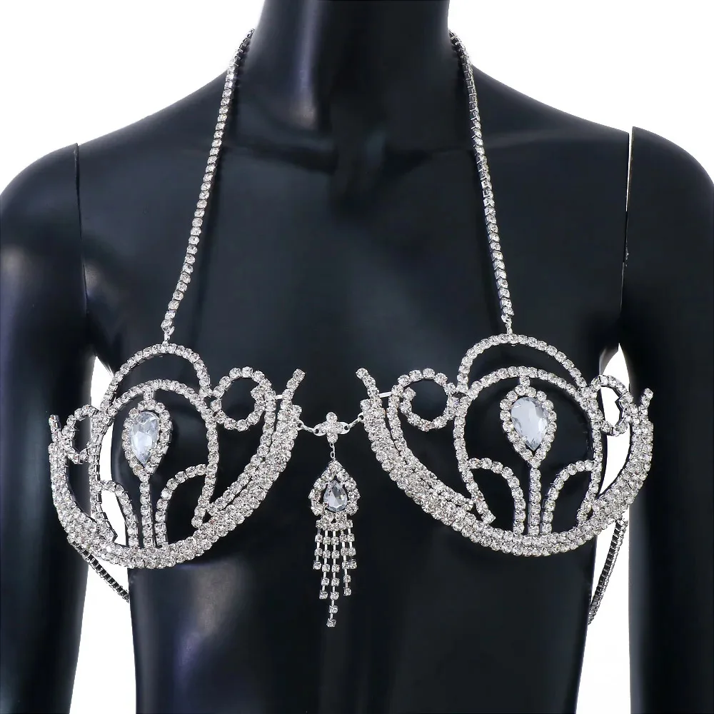 Bra Bikini berlian imitasi mew - Women'S Fashion Harness ulasan dan harga