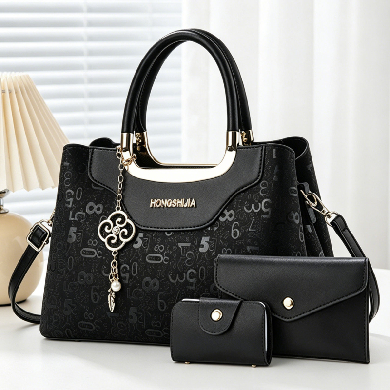 Set Tas Tangan Wanita 3-in-1,  - Women Fashion Handbags ulasan dan harga