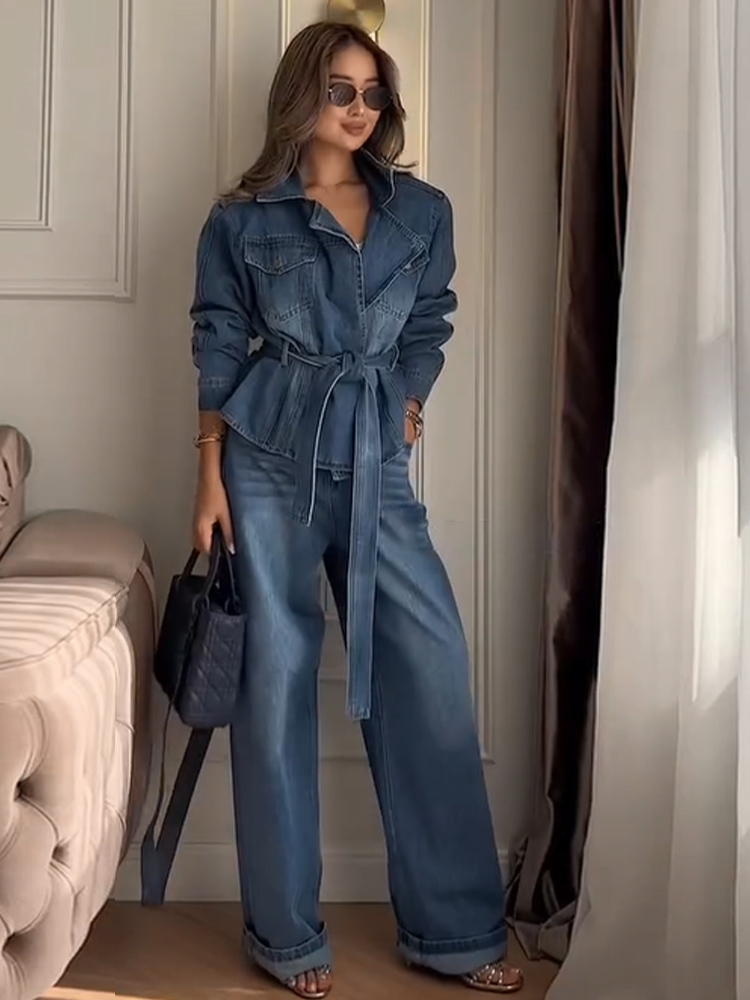 Setelan Celana Panjang dan Man - Wide Leg Palazzo Pants ulasan dan harga