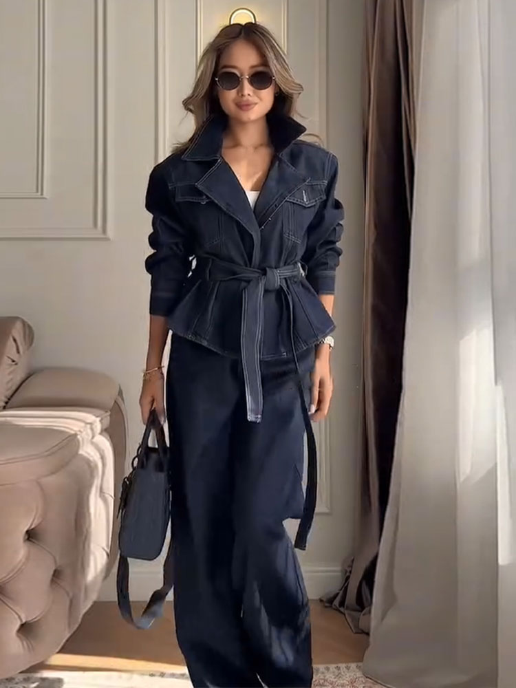 Setelan Celana Panjang dan Man - Wide Leg Palazzo Pants ulasan dan harga