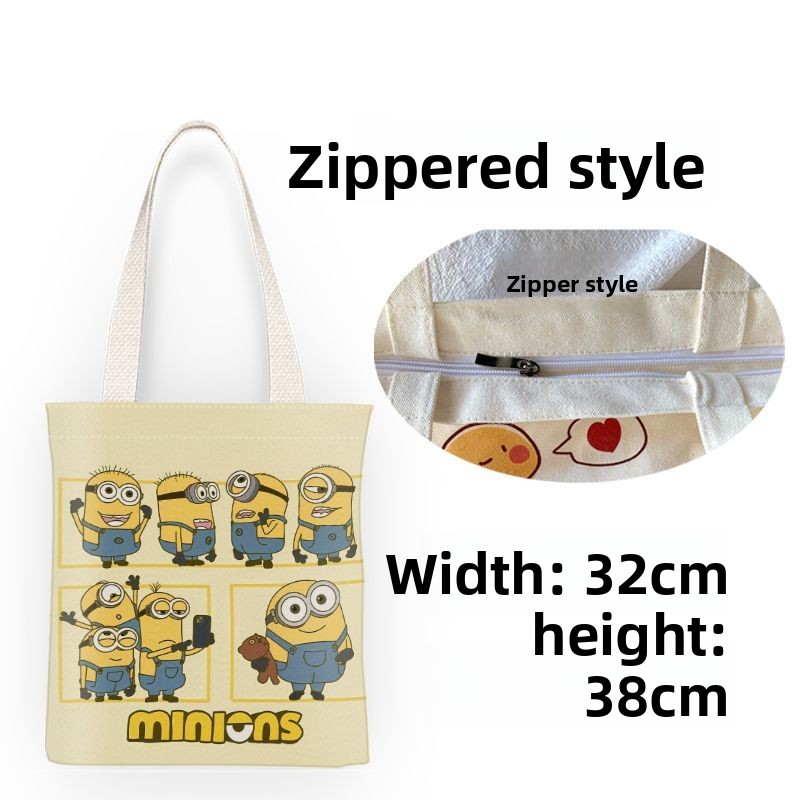 Tas kanvas imut kartun animasi - Canvas Tote Bag ulasan dan harga