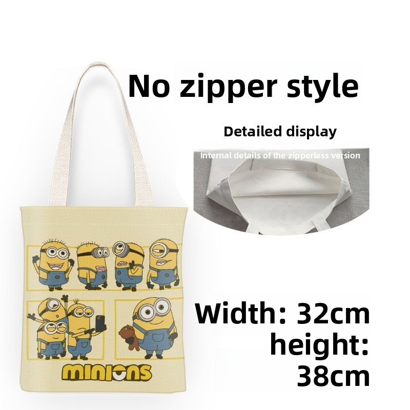 Tas kanvas imut kartun animasi - Canvas Tote Bag ulasan dan harga