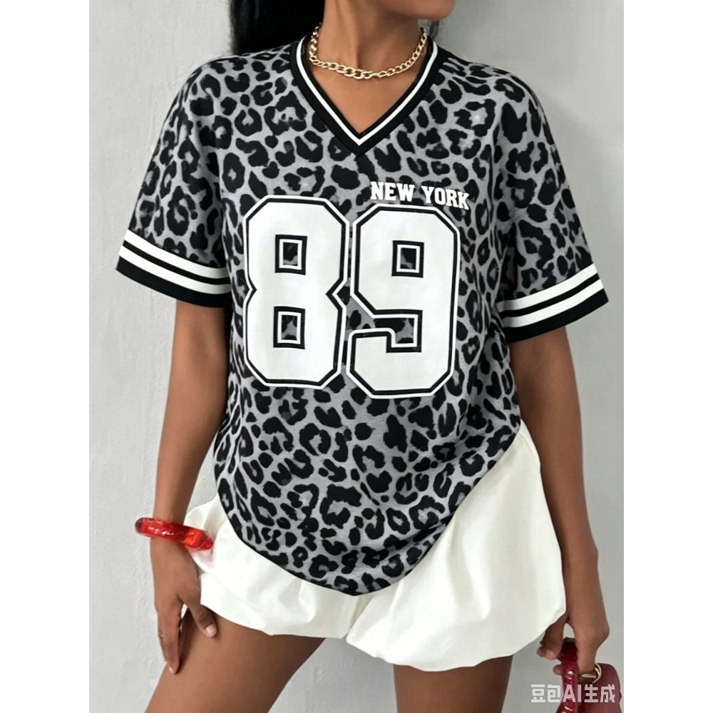 NEW YORK Print Kaos Lengan Pen - Women'S Fashion York ulasan dan harga