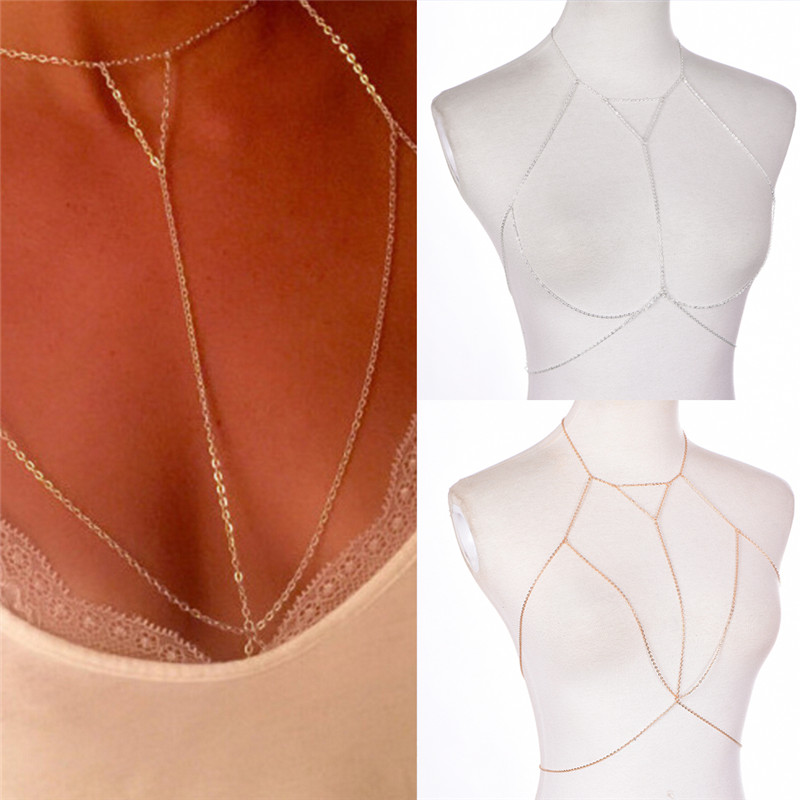 Kalung V rantai modis wanita,  - Women'S Fashion Harness ulasan dan harga