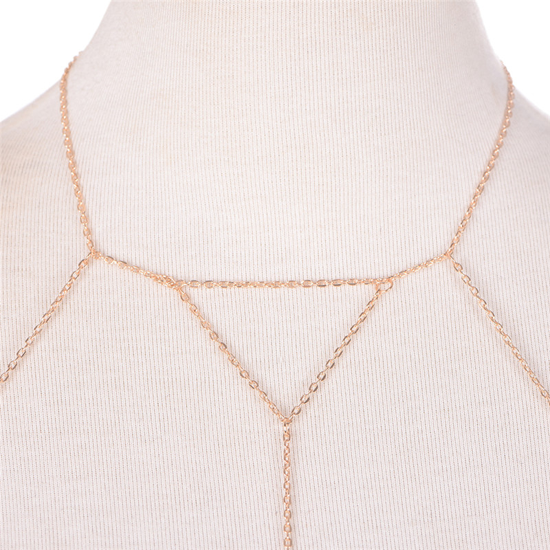 Kalung V rantai modis wanita,  - Women'S Fashion Harness ulasan dan harga