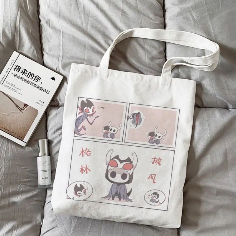 Tas Kanvas Hollow Knight, Tas  - Canvas Tote Bag ulasan dan harga