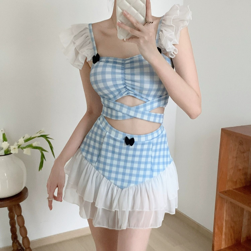 Baju renang halter pelangsing  - Women Fashion Korean ulasan dan harga