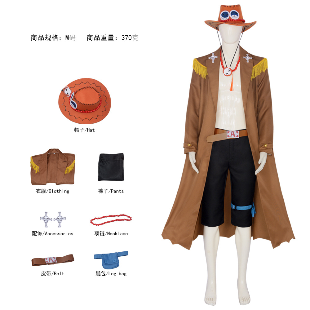 Portgas D Ace kostum Cosplay p - Women'S Fashion Portugal ulasan dan harga