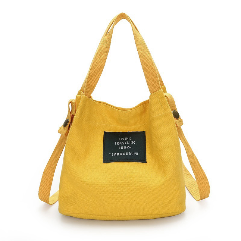 A51M-Fashion Tas Tangan Kanvas - Canvas Tote Bag ulasan dan harga