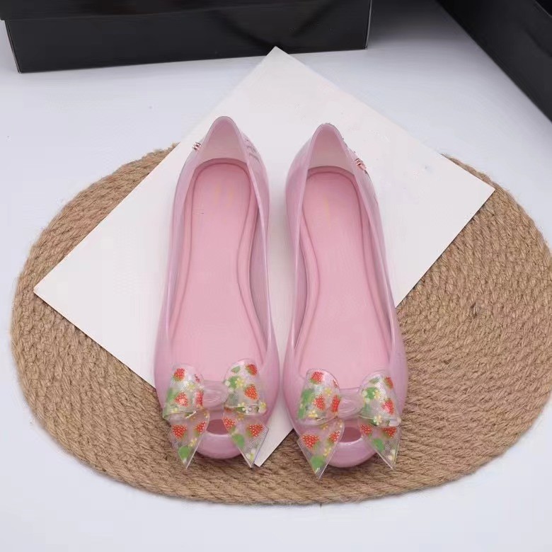 Sepatu Pantai Mulut Ikan Datar - Women Fashion Brand Logo ulasan dan harga