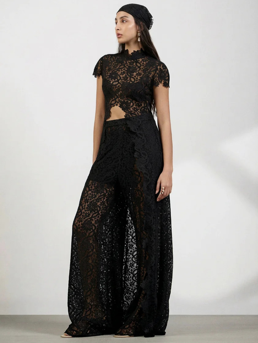 Setelan Celana Wanita 2 Potong - Wide Leg Palazzo Pants ulasan dan harga
