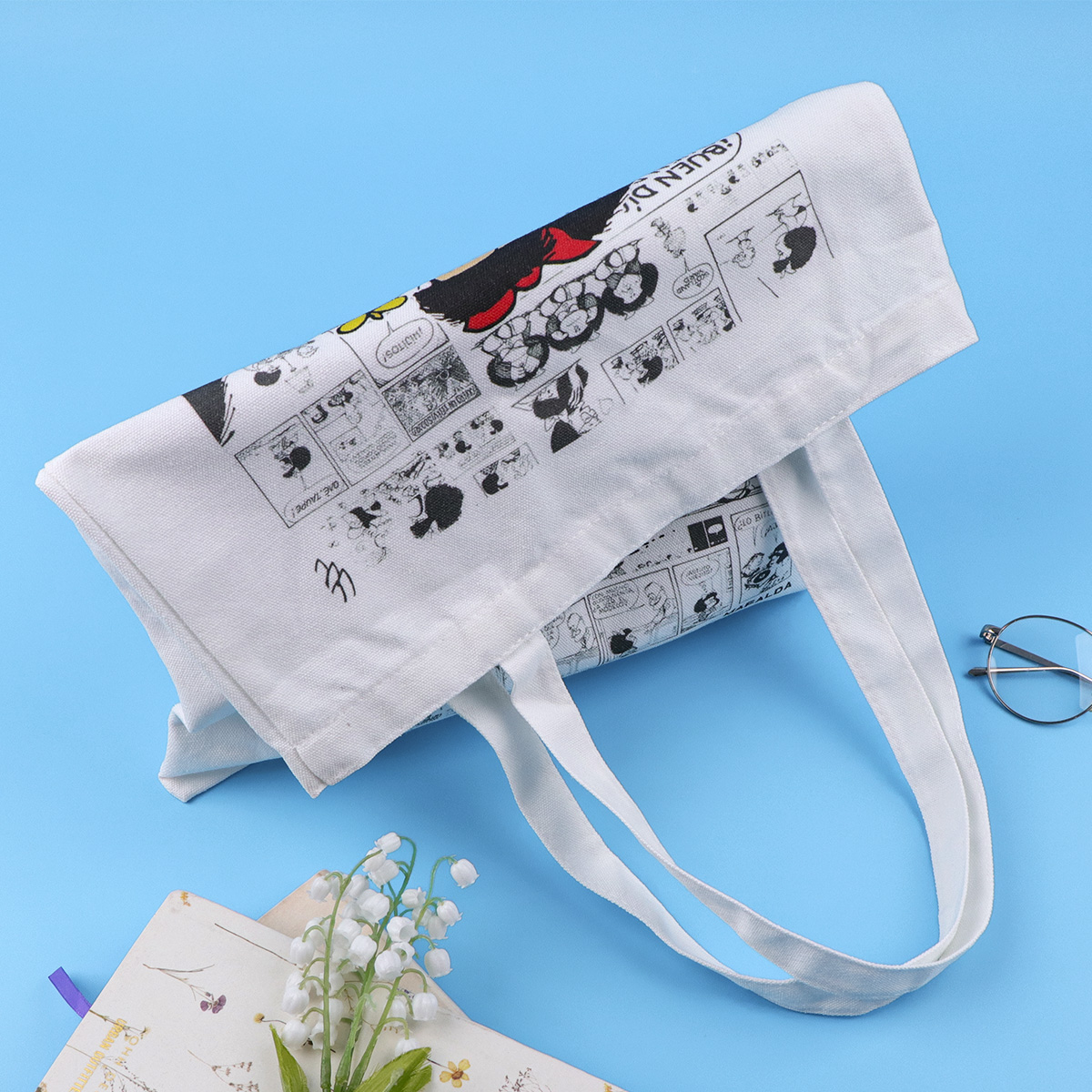 Tas Kanvas Fashion Wanita Moti - Canvas Tote Bag ulasan dan harga