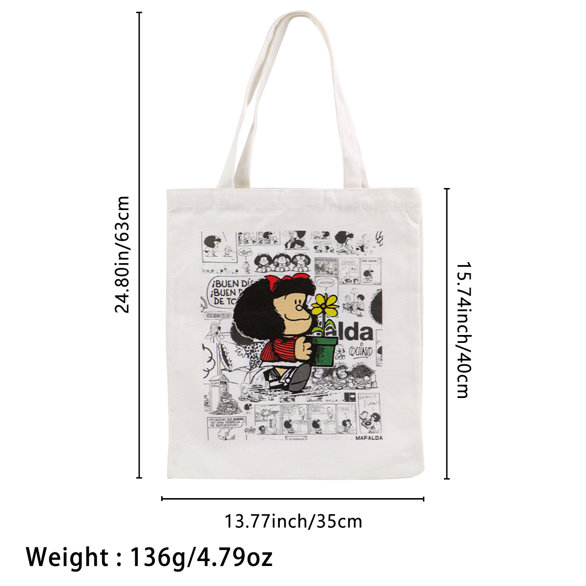Tas Kanvas Fashion Wanita Moti - Canvas Tote Bag ulasan dan harga