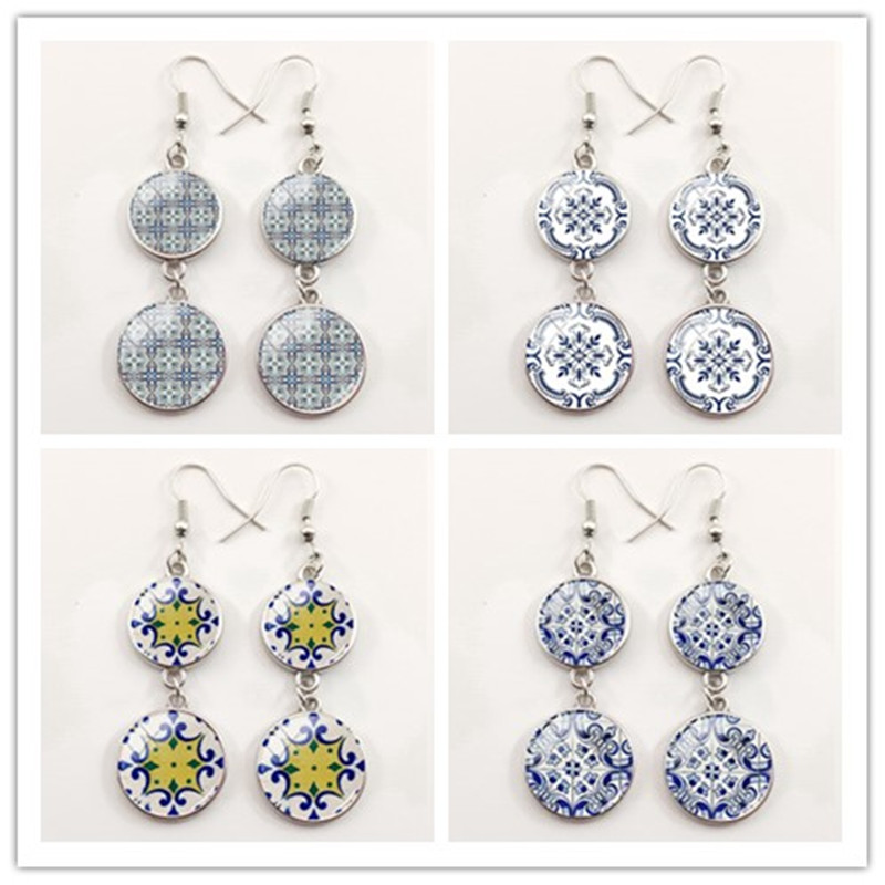 2020 Anting-Anting Grafis Ubin - Women'S Fashion Portugal ulasan dan harga
