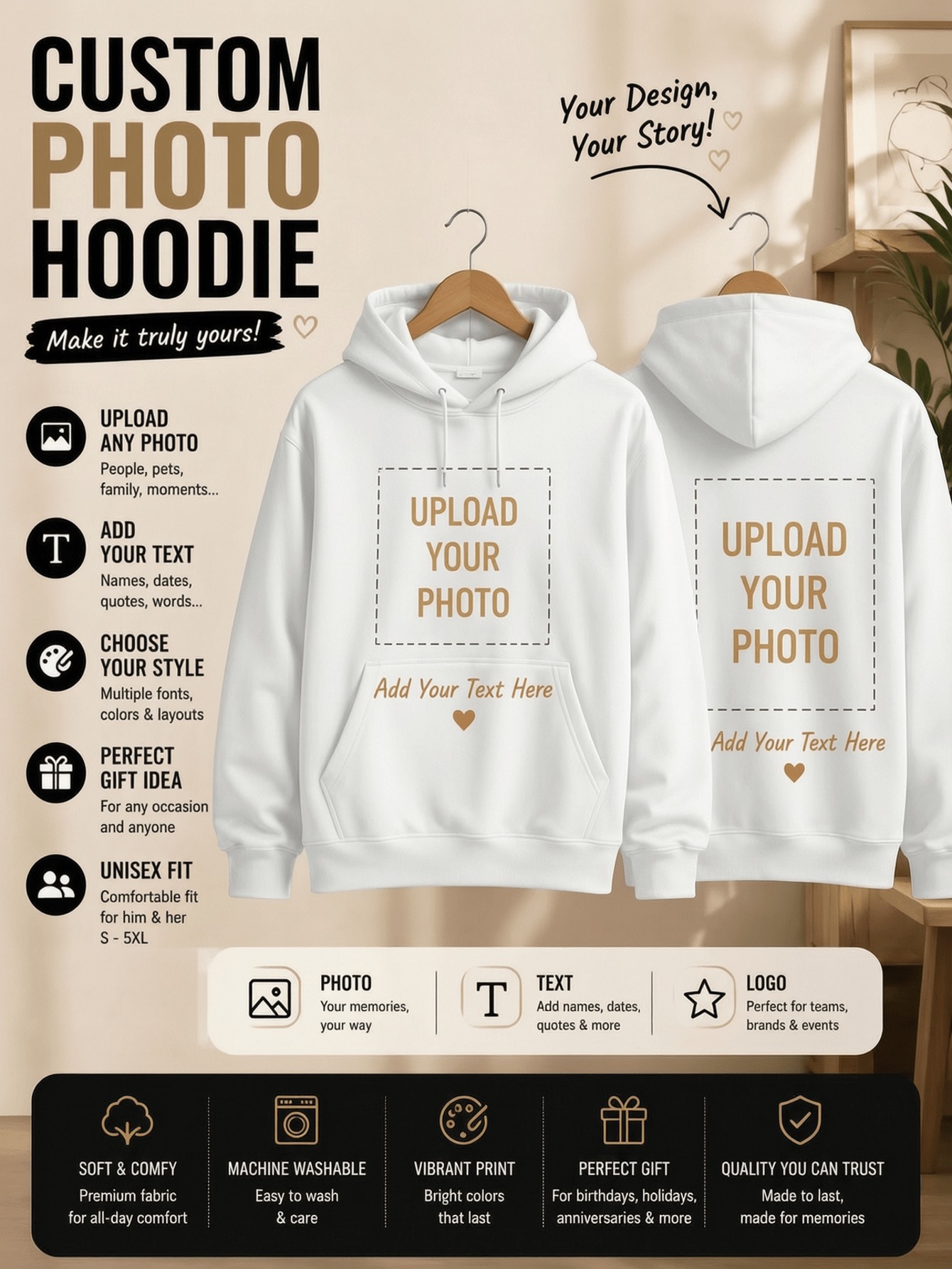 Hoodie Wanita Musim Dingin Kus - Hoodie Women Oversized ulasan dan harga