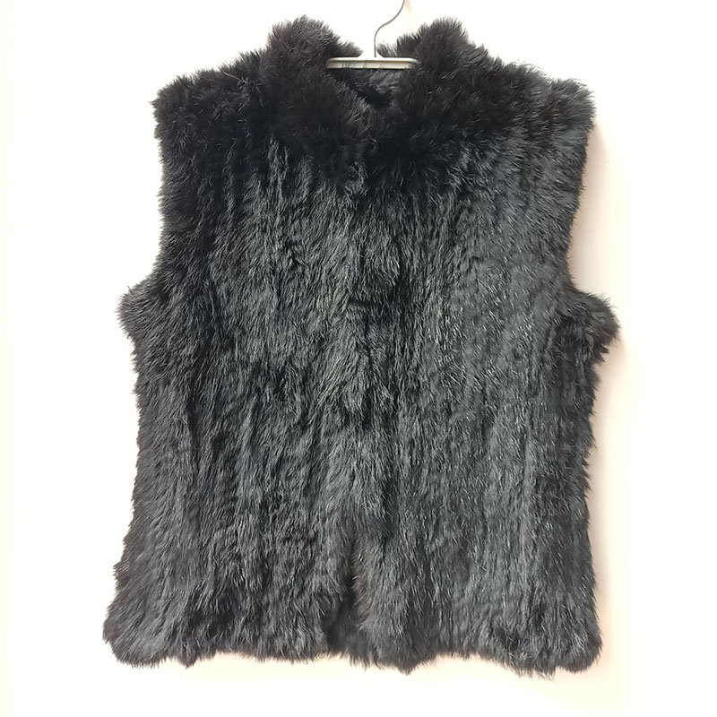 Rompi bulu kelinci asli rajut  - Women'S Fashion Gilet ulasan dan harga