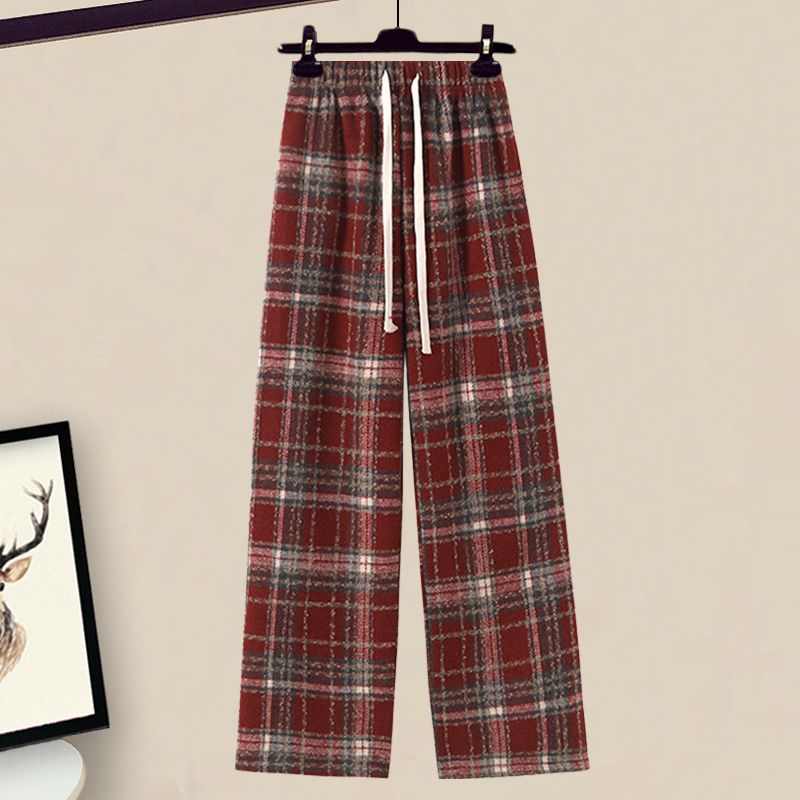 Wanita musim gugur musim dingi - Wide Leg Palazzo Pants ulasan dan harga
