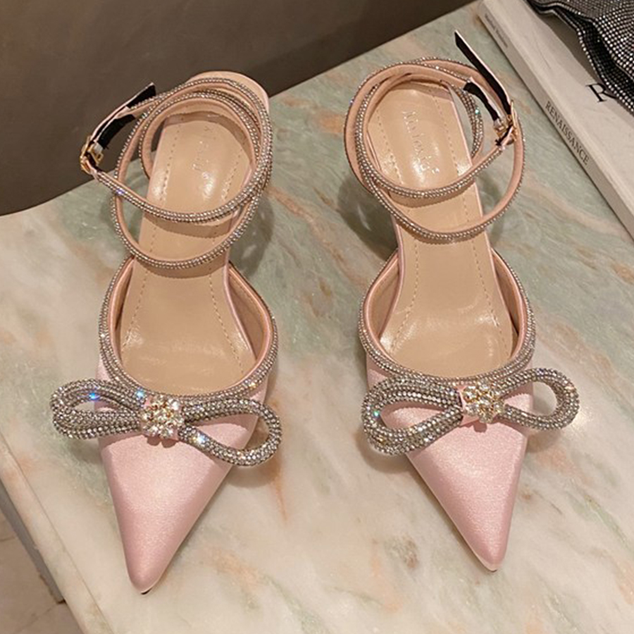 Sandal Wanita Berhias Berlian  - Women Fashion Korean ulasan dan harga