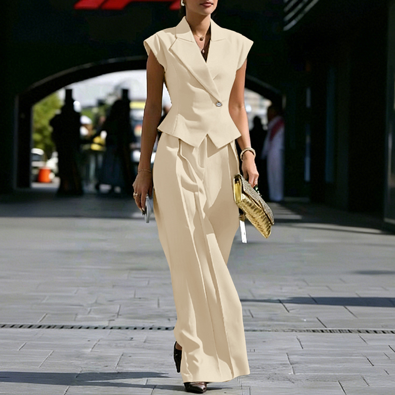 ZANZEA Pakaian Berlipat Musim  - Wide Leg Palazzo Pants ulasan dan harga