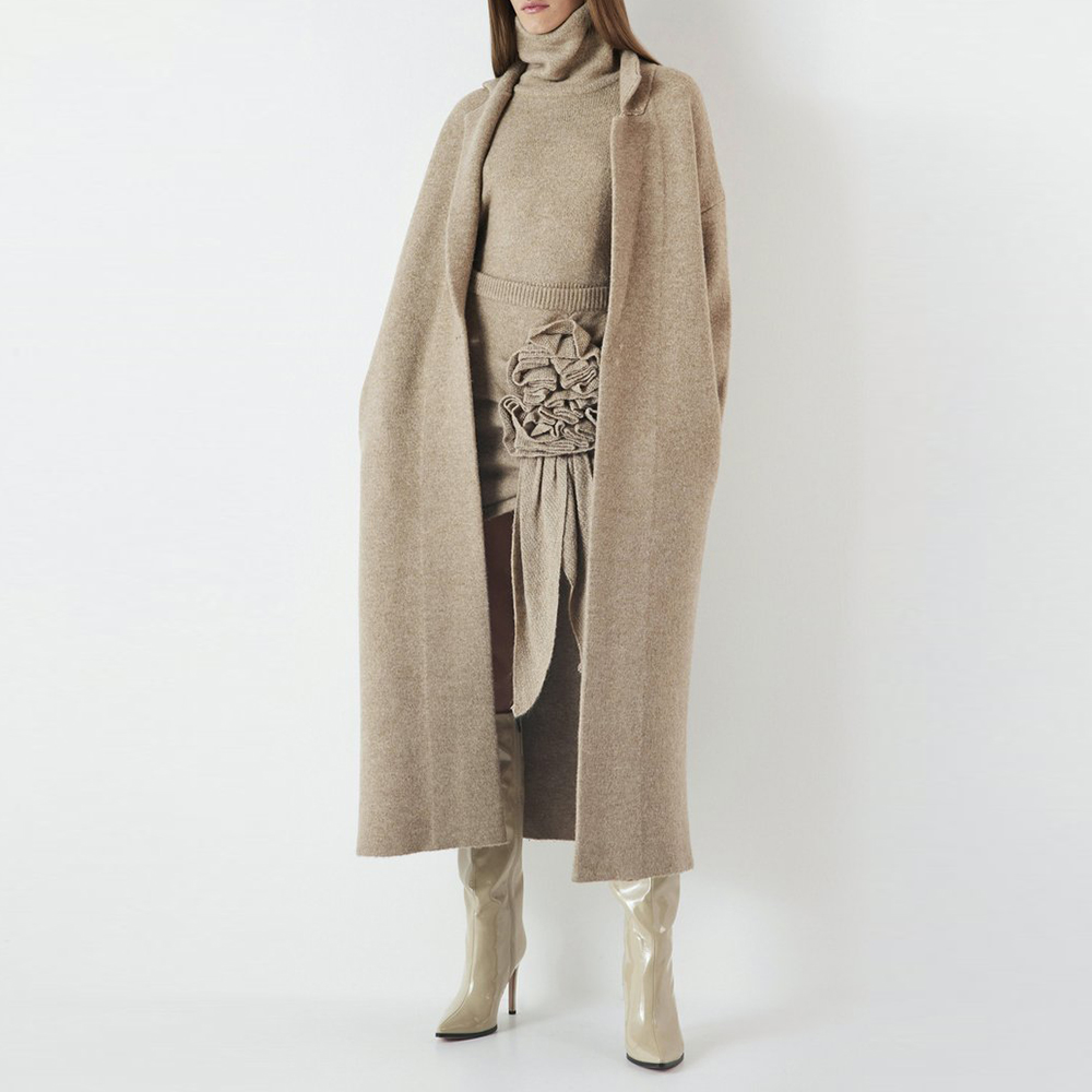 TWOTWINSTYLE Set Tiga Potong u - Women'S Fashion Long Coat ulasan dan harga