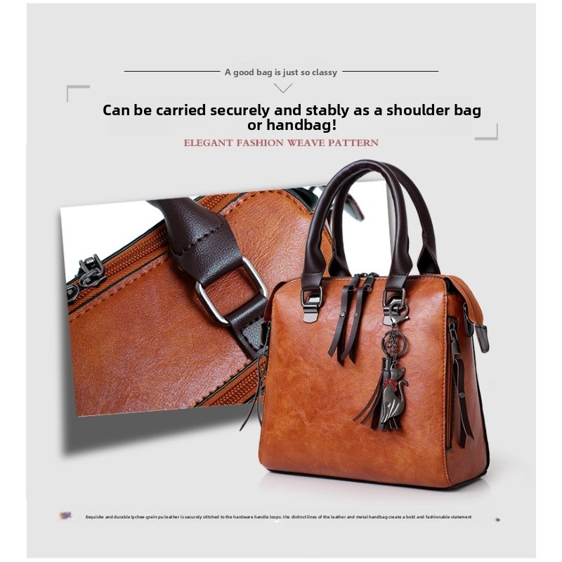 4Pcs Set Tas Warna Solid Denga - Women Fashion Handbags ulasan dan harga