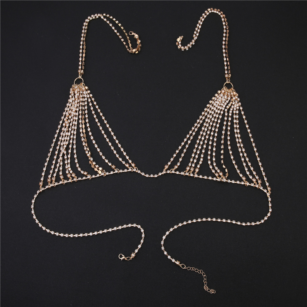 Bra Berlian Imitasi Kristal Be - Women'S Fashion Harness ulasan dan harga