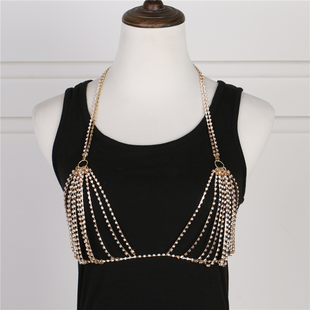 Bra Berlian Imitasi Kristal Be - Women'S Fashion Harness ulasan dan harga