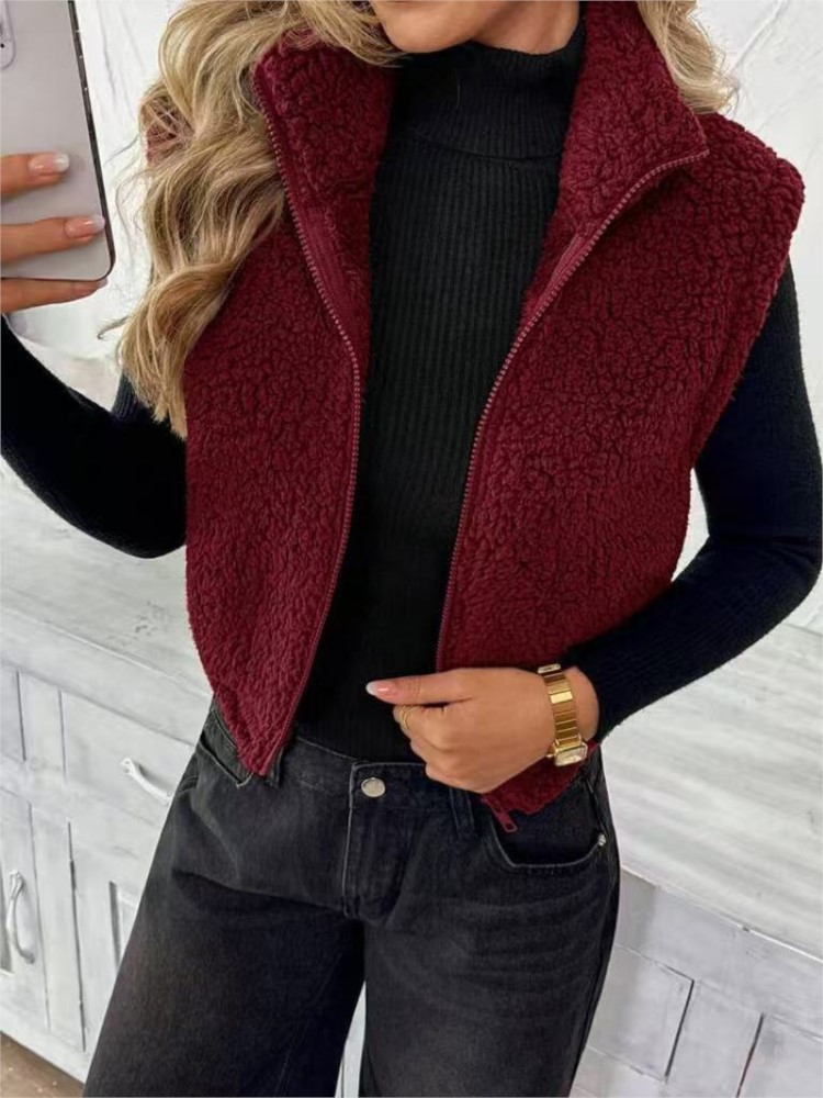 Rompi Wanita Berbahan Bulu Hal - Women'S Fashion Gilet ulasan dan harga