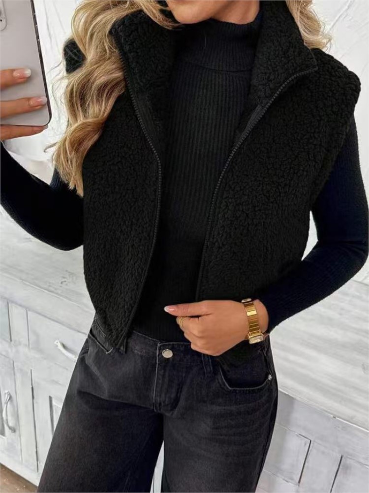 Rompi Wanita Berbahan Bulu Hal - Women'S Fashion Gilet ulasan dan harga