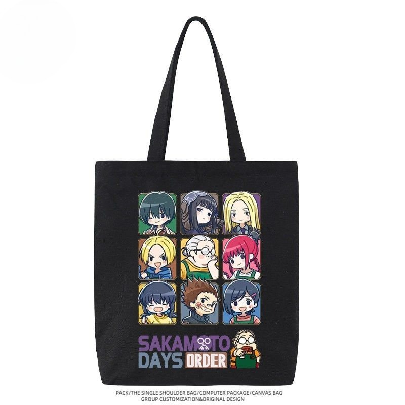 AKAMOTO DAYS Asakura Shin Tas  - Canvas Tote Bag ulasan dan harga