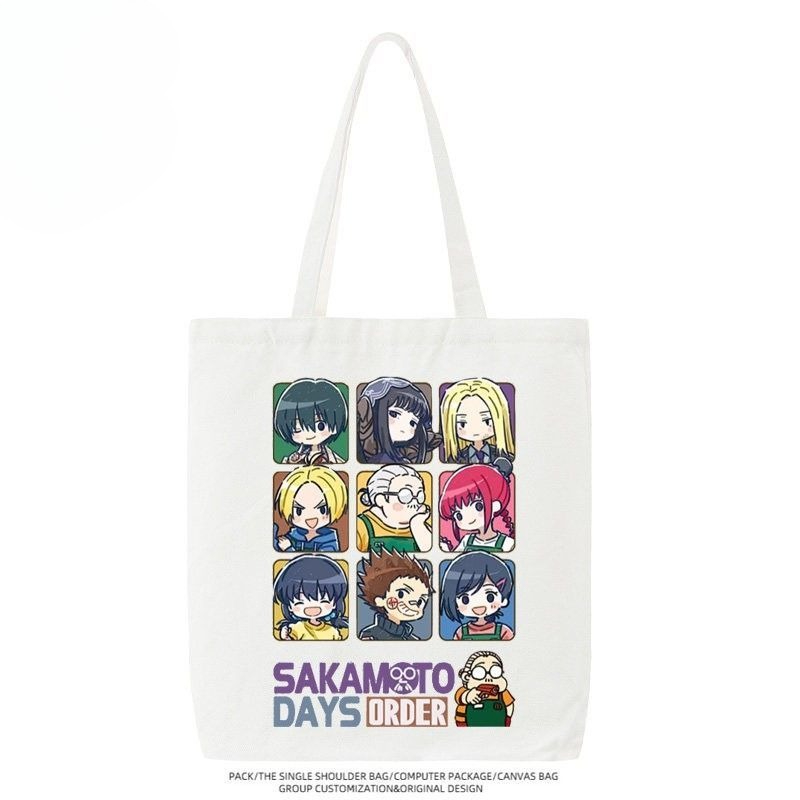 AKAMOTO DAYS Asakura Shin Tas  - Canvas Tote Bag ulasan dan harga