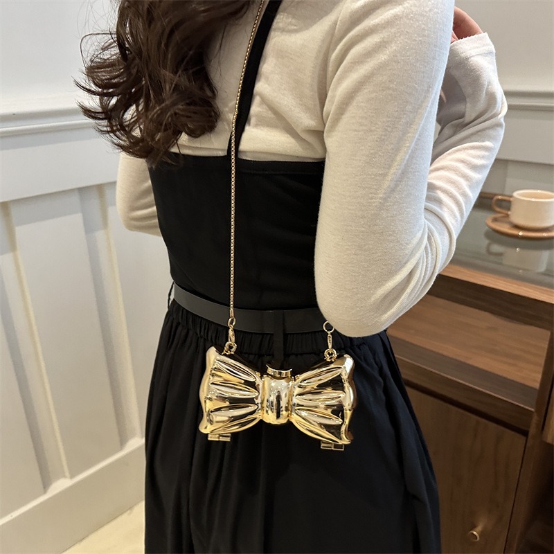 Tas Selempang Mini Logam Mewah - Women Fashion Handbags ulasan dan harga